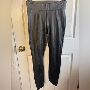 Old Navy Black Faux Leather Stevie High-Rise Skinny Pants